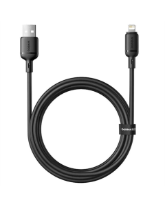USB-кабель Baseus Silky Series OS Fast Charging USB to Lightning 2.4A (2м) Черный (Black)