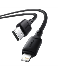 USB-кабель Baseus Silky Series OS Fast Charging USB to Lightning 2.4A (2м) Черный (Black)