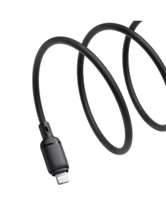 USB-кабель Baseus Silky Series OS Fast Charging USB to Lightning 2.4A (2м) Черный (Black)