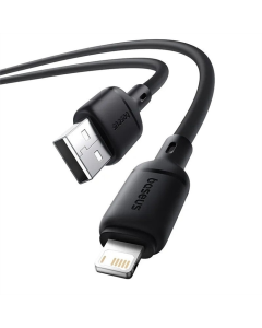 USB-кабель Baseus Silky Series OS Fast Charging USB to Lightning 2.4A (1м) Черный (Black)