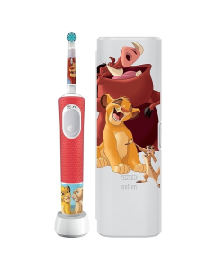 Електрична зубна щітка Braun Oral-B Kids Lion King D103.413.2KX Помаранчева (Orange)