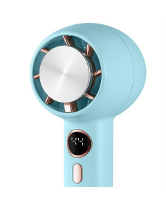 Вентилятор портативний з дисплеєм YL007 2000mAh Синій (Blue)