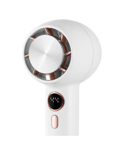 Вентилятор портативний з дисплеєм YL007 з підставкою для телефону 2000mAh Білий (White)