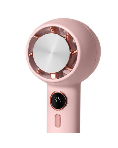 Вентилятор портативний з дисплеєм YL007 з підставкою для телефону 2000mAh Рожевий (Pink)