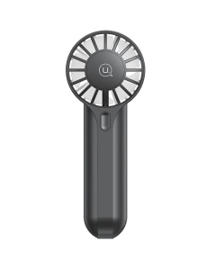 Вентилятор портативний Usams ZB288 Handheld mini fan 1200 mAh Чорний (Black)