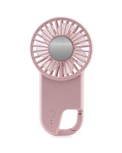 Вентилятор портативний SQT-BF2 з карабіном 1800mAh Рожевий (Pink)