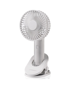 Вентилятор портативний K37 з затискачем 2000mAh Білий (White)