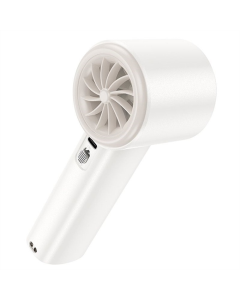Вентилятор портативний Hoco HX64 Hurricane high speed handheld fan 3600 mAh Білий (White)