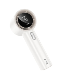 Вентилятор портативний Hoco HX64 Hurricane high speed handheld fan 3600 mAh Білий (White)