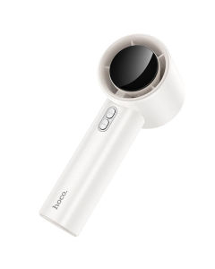 Вентилятор портативний Hoco HX64 Hurricane high speed handheld fan 3600 mAh Білий (White)