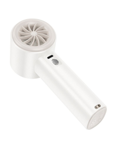 Вентилятор портативний Hoco HX64 Hurricane high speed handheld fan 3600 mAh Білий (White)