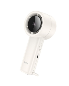 Вентилятор портативний Hoco HX63 Hurricane high speed handheld fan 2000 mAh Білий (White)
