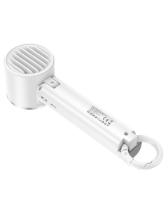 Вентилятор портативний Hoco HX61 Exquisite handheld folding fan 1200 mAh Білий (White)