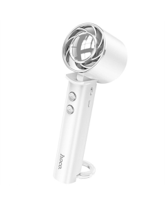 Вентилятор портативний Hoco HX61 Exquisite handheld folding fan 1200 mAh Білий (White)