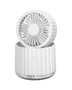 Вентилятор портативний настільний Rapid Cooling 3in1 з водяним охолодженням 1200 mA Білий (White)