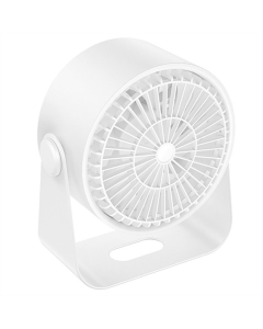 Вентилятор портативний Hoco HX66 desktop circulating fan 3000 mAh Білий (White)