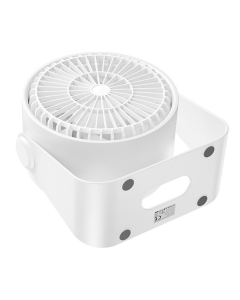 Вентилятор портативний Hoco HX66 desktop circulating fan 3000 mAh Білий (White)