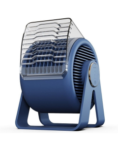 Вентилятор портативный настольный F7-B Snail 2200мА Синий (Blue)