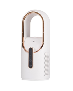 Переносной настольный вентилятор F6 2в1 с увлажнителем воздуха 2200 мАч Белый (White)