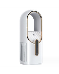 Переносной настольный вентилятор F6 2в1 с увлажнителем воздуха 2200 мАч Белый (White)