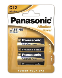 Батарейка Panasonic Alkaline Power C(LR14) 2 шт