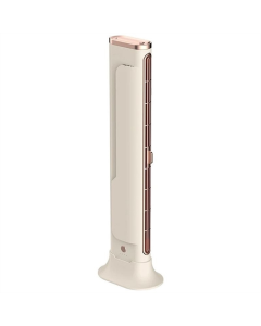 Вентилятор портативний настільний  F3 Tower Fan 3 speeds with battery 1200 mAh Бежевий (Beige)
