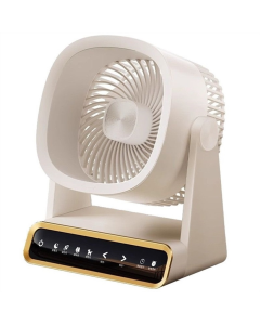Переносной настольный вентилятор F16 Smart 4000 мАч Бежевый (Бежевый)