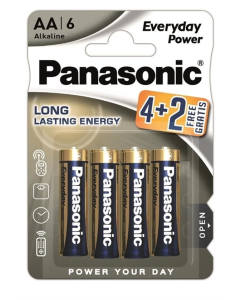 Батарейка Panasonic Everyday Power AA 6 шт