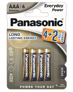 Батарейка Panasonic Everyday Power AAA 6 шт
