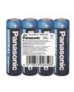 Батарейка Panasonic GENERAL PURPOSE AA(R6) 4 шт