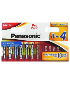 Батарейка Panasonic Pro Power AA/LR06 BL 12(8+4)шт