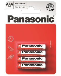 Батарейка Panasonic RED ZINC AAA(R3) 4 шт