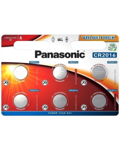 Батарейка Panasonic CR2016 6 шт