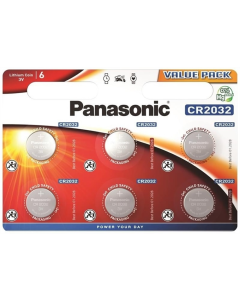 Батарейка Panasonic CR2032 6 шт