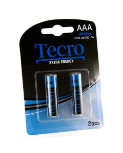 Батарейка Tecro Extra Energy Alkaline AAA/LR03 BL 2 шт
