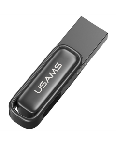USB Флеш 256Gb Usams US-ZB334 USB 3.0  Rotating  Чорна (Zinc Alloy)
