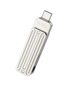 USB Флеш  32Gb WIWU Wi-FD001 3in1 (USB-A/C/L) USB 3.0 Срібна (Silver)