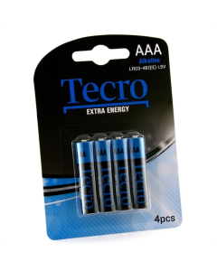 Батарейка Tecro Extra Energy Alkaline AAA/LR03 BL 4 шт