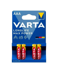 Батарейка VARTA Longlife Max Power AAA/LR03 BL  4шт