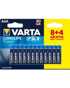 Батарейка VARTA Longlife Power AAA 12 шт
