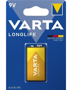 Батарейка VARTA Longlife 6LR61(6LF22, MN1604, MX1604 ,Крона) 1 шт