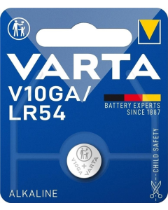 Батарейка VARTA лужна V10 GA (LR54) 1 шт
