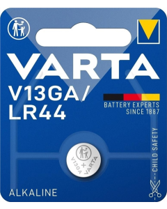 Батарейка VARTA лужна V13 GA (LR44, LR1154, AG13, А76) 1 шт