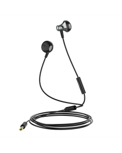 Навушники з мікрофоном ColorWay Slim 3.5 mm Wired Earphone Blast 1 Чорні (Black)