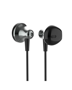 Навушники з мікрофоном ColorWay Slim 3.5 mm Wired Earphone Blast 1 Чорні (Black)
