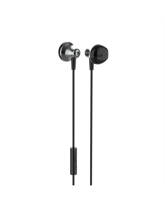 Навушники з мікрофоном ColorWay Slim 3.5 mm Wired Earphone Blast 1 Чорні (Black)