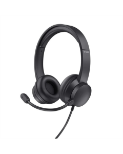 Наушники Trust Ayda, накладные, USB-A, черные (Black)