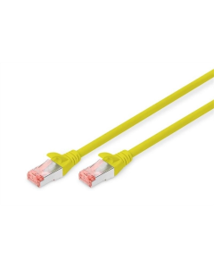 Патч корд DIGITUS CAT 6 S-FTP AWG 27/7 LSZH 1м Жовтий (Yellow)