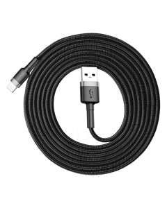 USB-кабель Baseus Cafule Lightning Cable 1.5A (CALKLF-C) 2м Черный (Black) jj