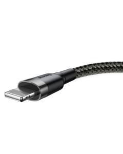 USB-кабель Baseus Cafule Lightning Cable 1.5A (CALKLF-C) 2м Черный (Black) jj